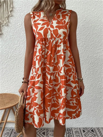Colorful Layered Summer Dress
