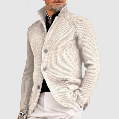 Mens Knitted Hooded Jacket