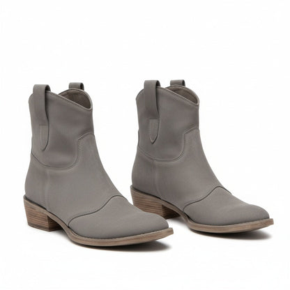 Women's Low Heel Pull On Boots