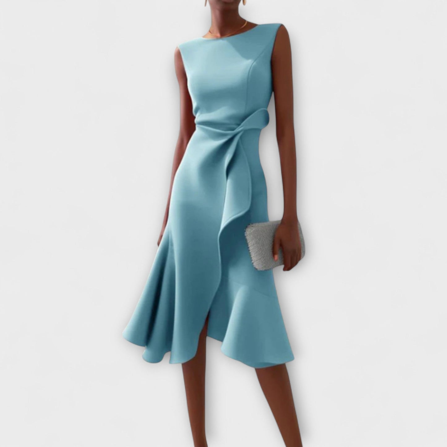 Women's Asymmetric Midi Dress