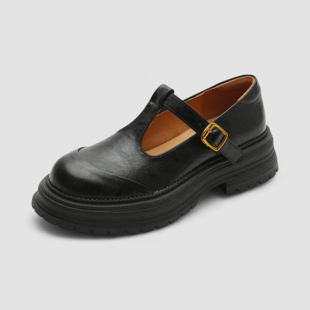 Women's Mary Jane Shoes Chunky Sole Rounded Toe