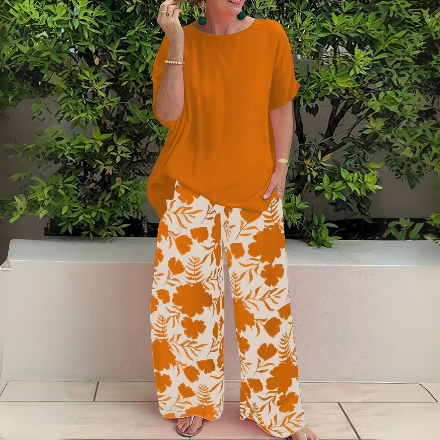Elegant Women's Two Piece Set