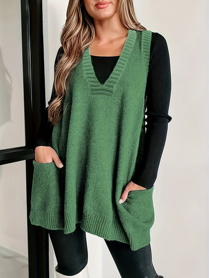 Aria™ | Casual V-Neck Vest - VibreMode