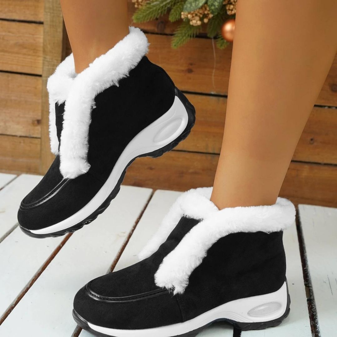 Vegan Leather Ankle Boots