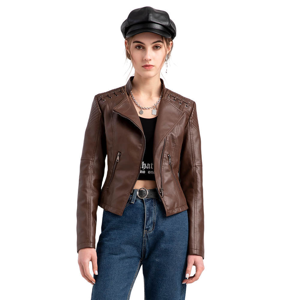 Lamb Leather Autumn Jacket - VibreMode