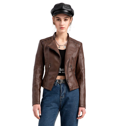 Lamb Leather Autumn Jacket - VibreMode