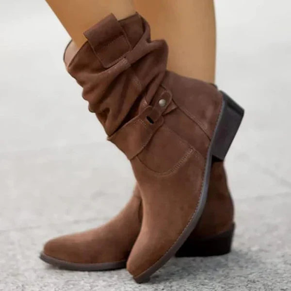 Women's Slouchy Ankle Boots Soft Sole