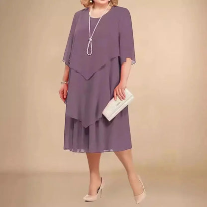 Elegant Women's Chiffon Dress