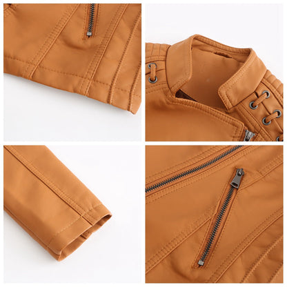 Lamb Leather Autumn Jacket