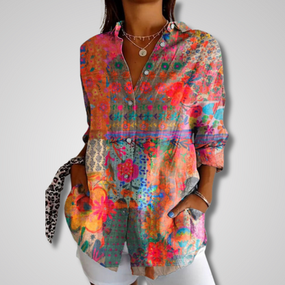 Alexa | Ladies Casual Loose Fit Blouse - VibreMode