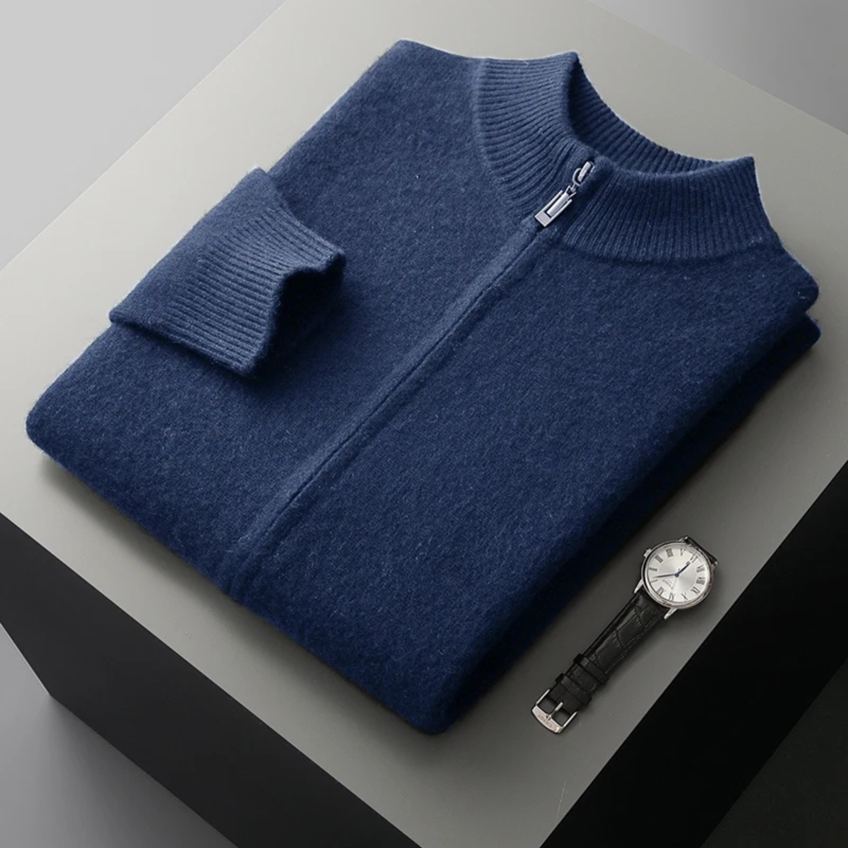 Oldmarket Men's Wool Cardigan Soft Knit