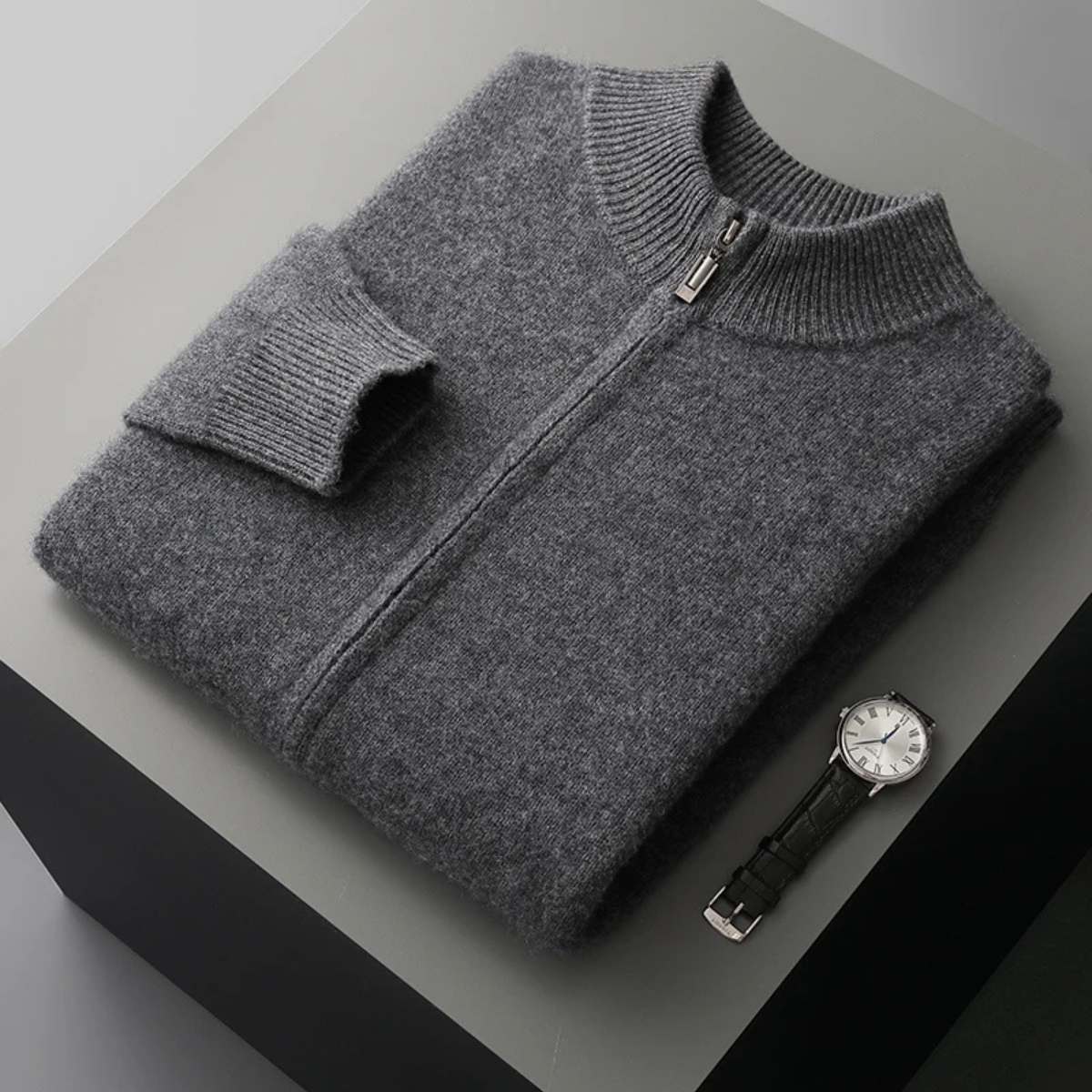 Oldmarket Men's Wool Cardigan Soft Knit