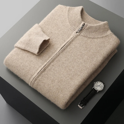 Oldmarket Men's Wool Cardigan Soft Knit