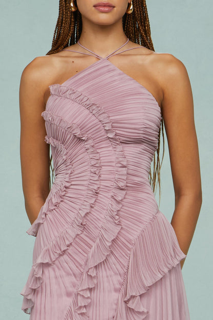 Elegant Women's Halter Dress