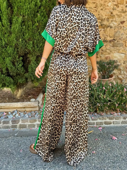 Women's Two Piece Collared Set