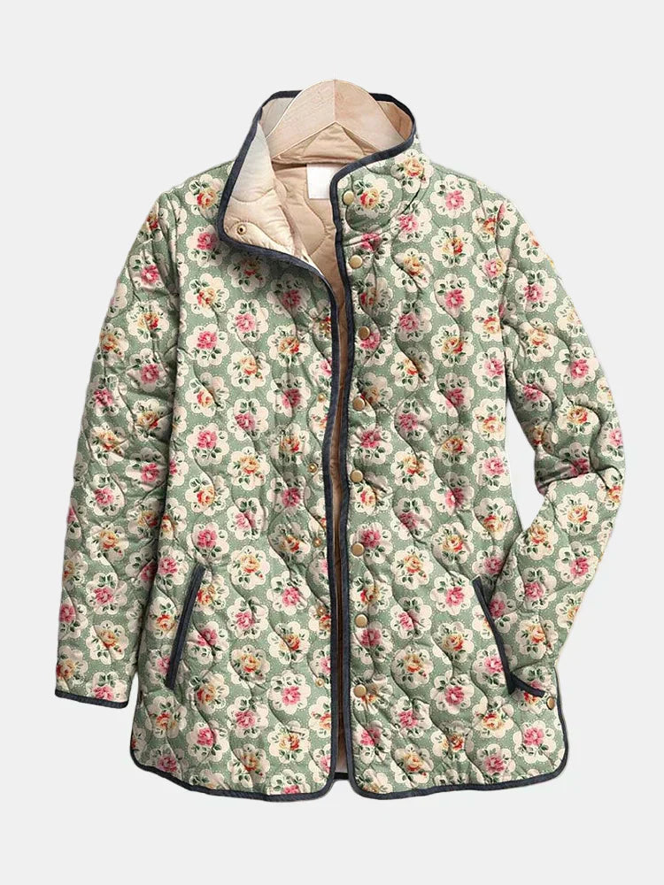 Women's Floral Classic Jacket - VibreMode