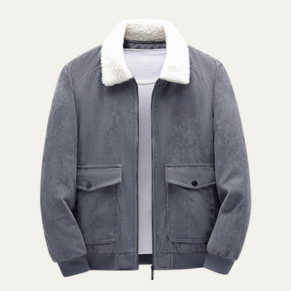 Men's Fleece Lined Wool Jacket