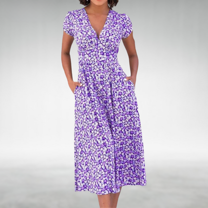 Women's Summer Dress Elegant Cotton
