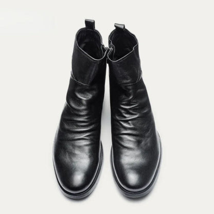 Men's Chelsea Boots Leather Handmade Black