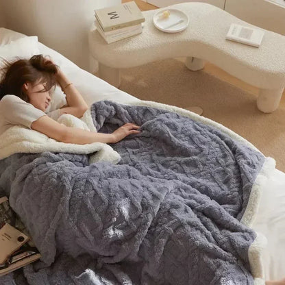 Thick Fleece Winter Blanket