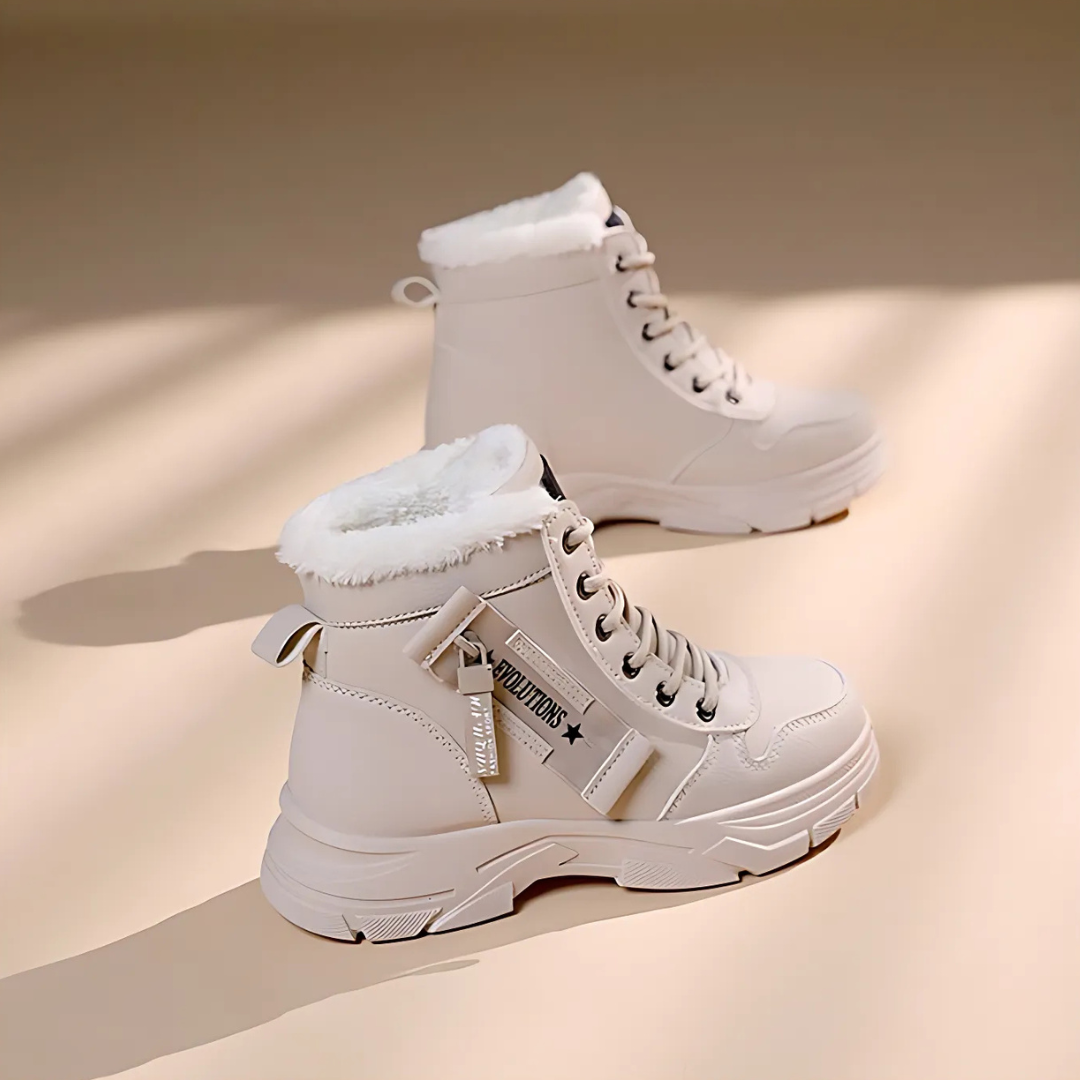 Women's Lace Up Ankle Boots Lug Sole