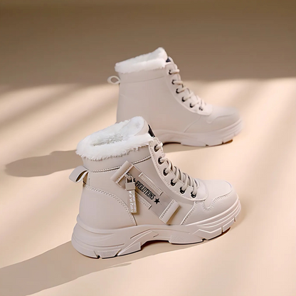Women's Lace Up Ankle Boots Lug Sole