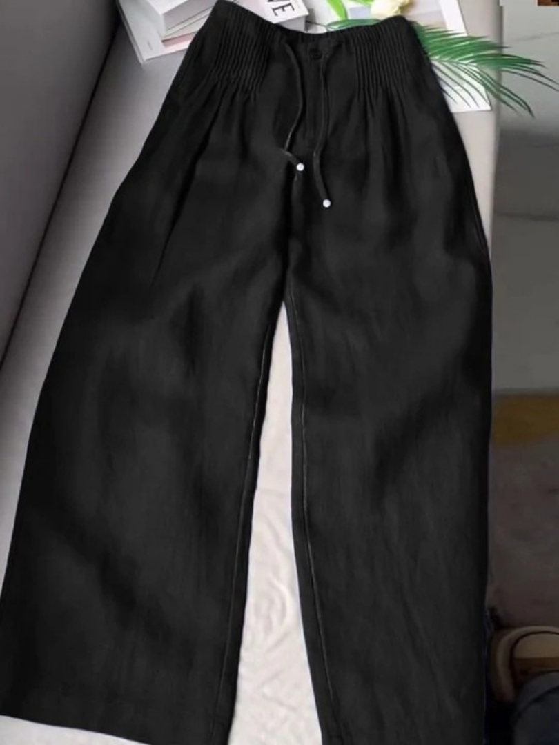 Comfortable Elastic Waist Loose Fit Pants