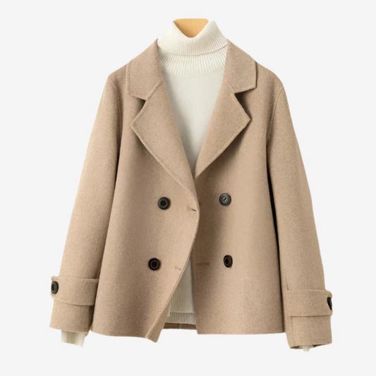 Elegant Ladies Cashmere Jacket - Soft and Classic Fit - VibreMode