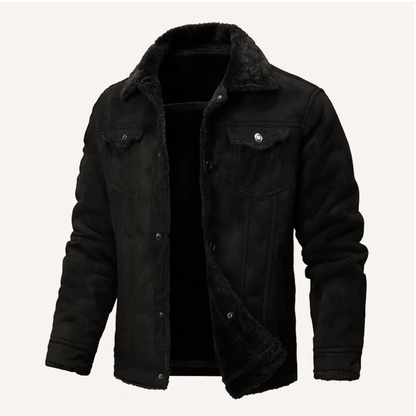Men's Vintage Leather Shearling Jacket