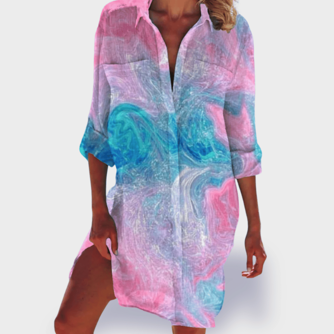 Elegant Women's Loose Fit Sundress Perfect Summer Wear