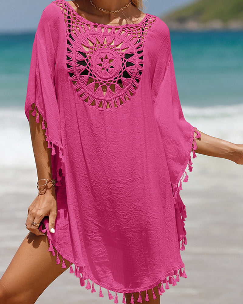 Bohemian Beach Cover Up Dress