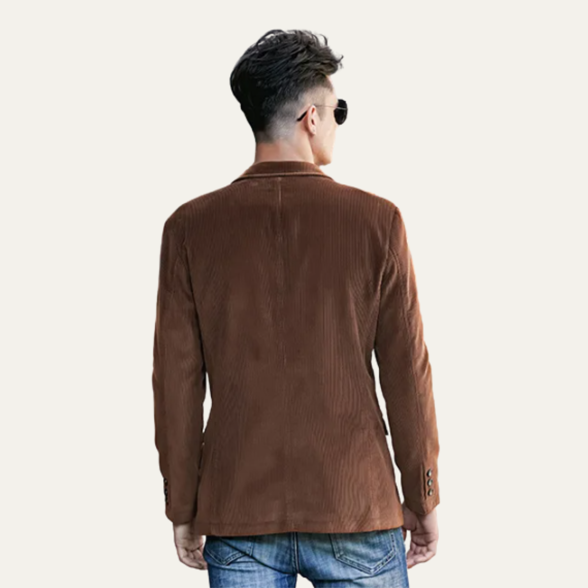 Men's Corduroy Blazer Elbow Patches