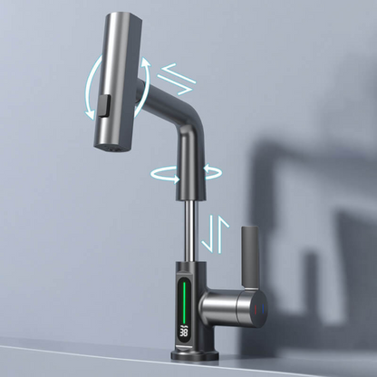 Led Kitchen Bathroom Faucet Light Flexible