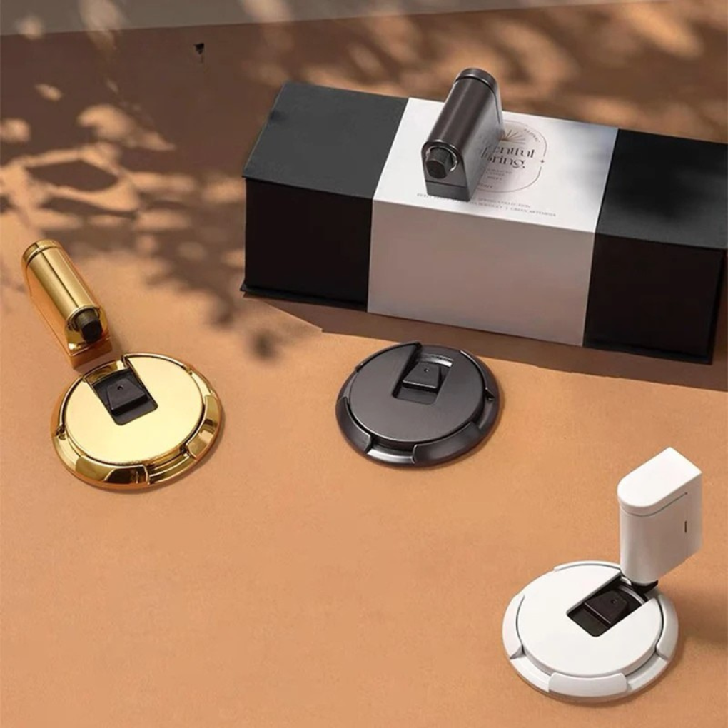 Magnetic Door Stopper Floor Mount No Drill - VibreMode