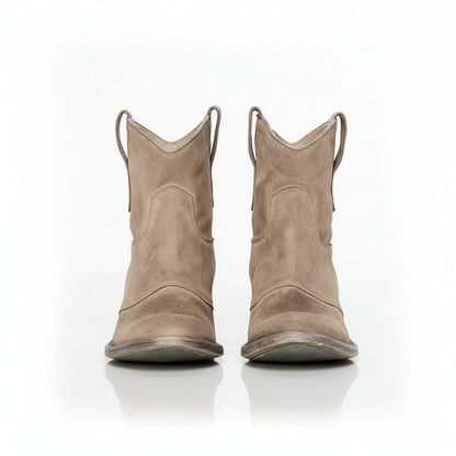 Women's Low Heel Pull On Boots