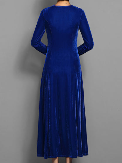 Women's Maxi Dress Flared Skirt