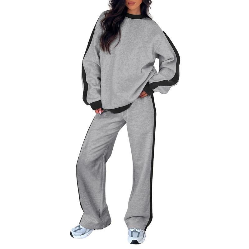 Women's Crew Neck Sweatshirt Set