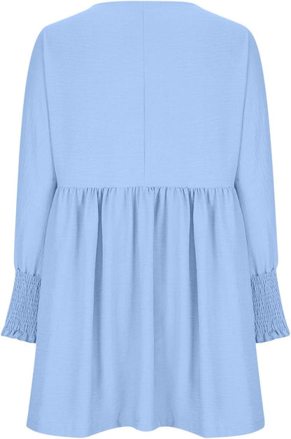 Women's Ruched Summer Day Dress