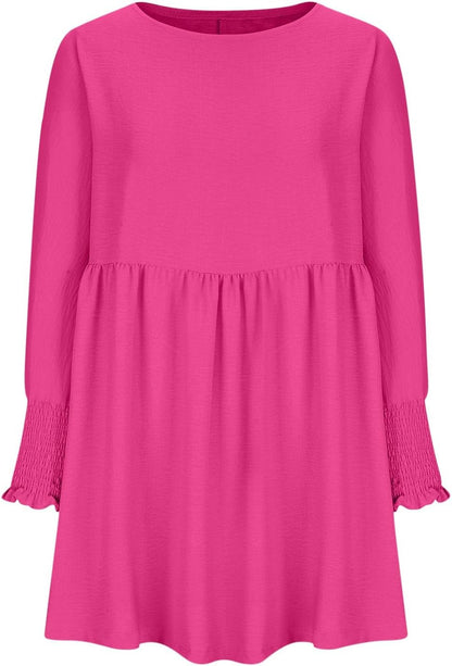 Women's Ruched Summer Day Dress