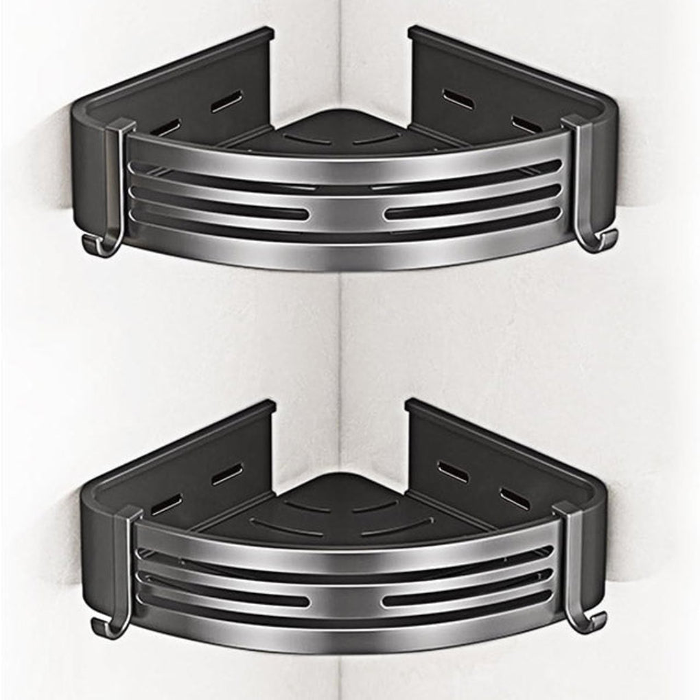 Two Tier Corner Shower Caddy Adhesive