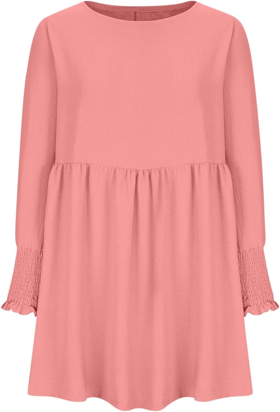 Women's Summer Dress Loose Fit Round Neckline