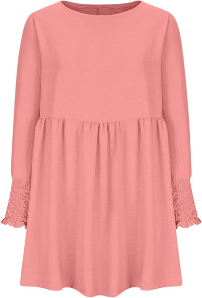 Women's Ruched Summer Day Dress