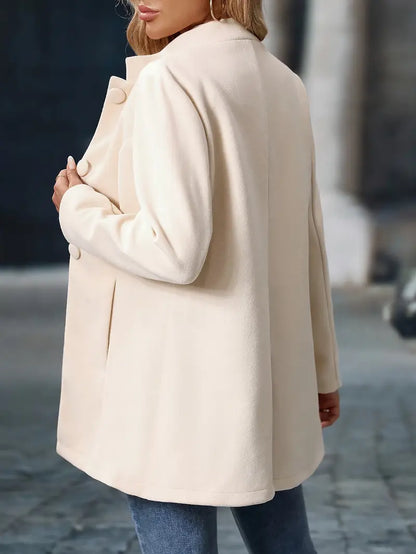 Classic Tailored Button Trench Coat