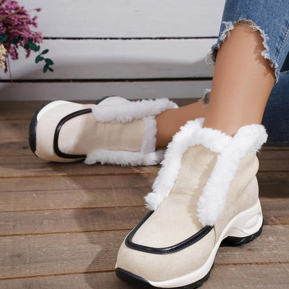 Vegan Leather Ankle Boots