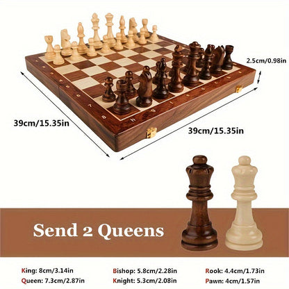 Wooden Chess Set Competitive Play