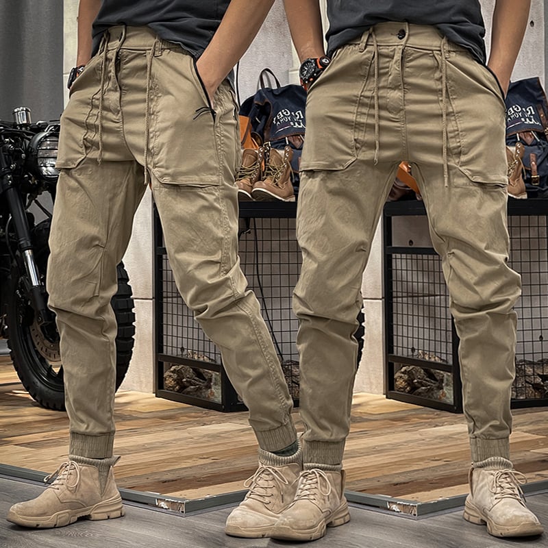 Men's Stretch Cargo Pants Rugged Utility Comfort - VibreMode