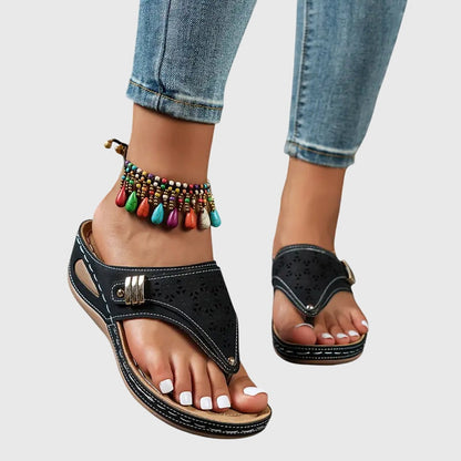 Comfortable Womens Slip On Sandals