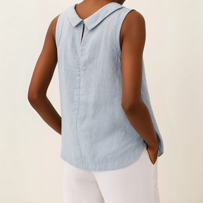 Comfortable Women's Tank Round Neck Summer Top