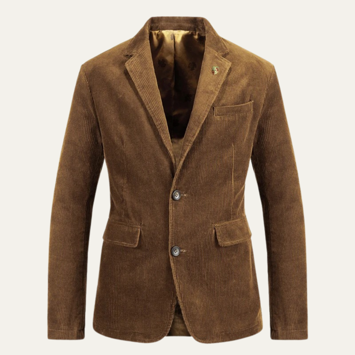 Men's Corduroy Blazer Elbow Patches