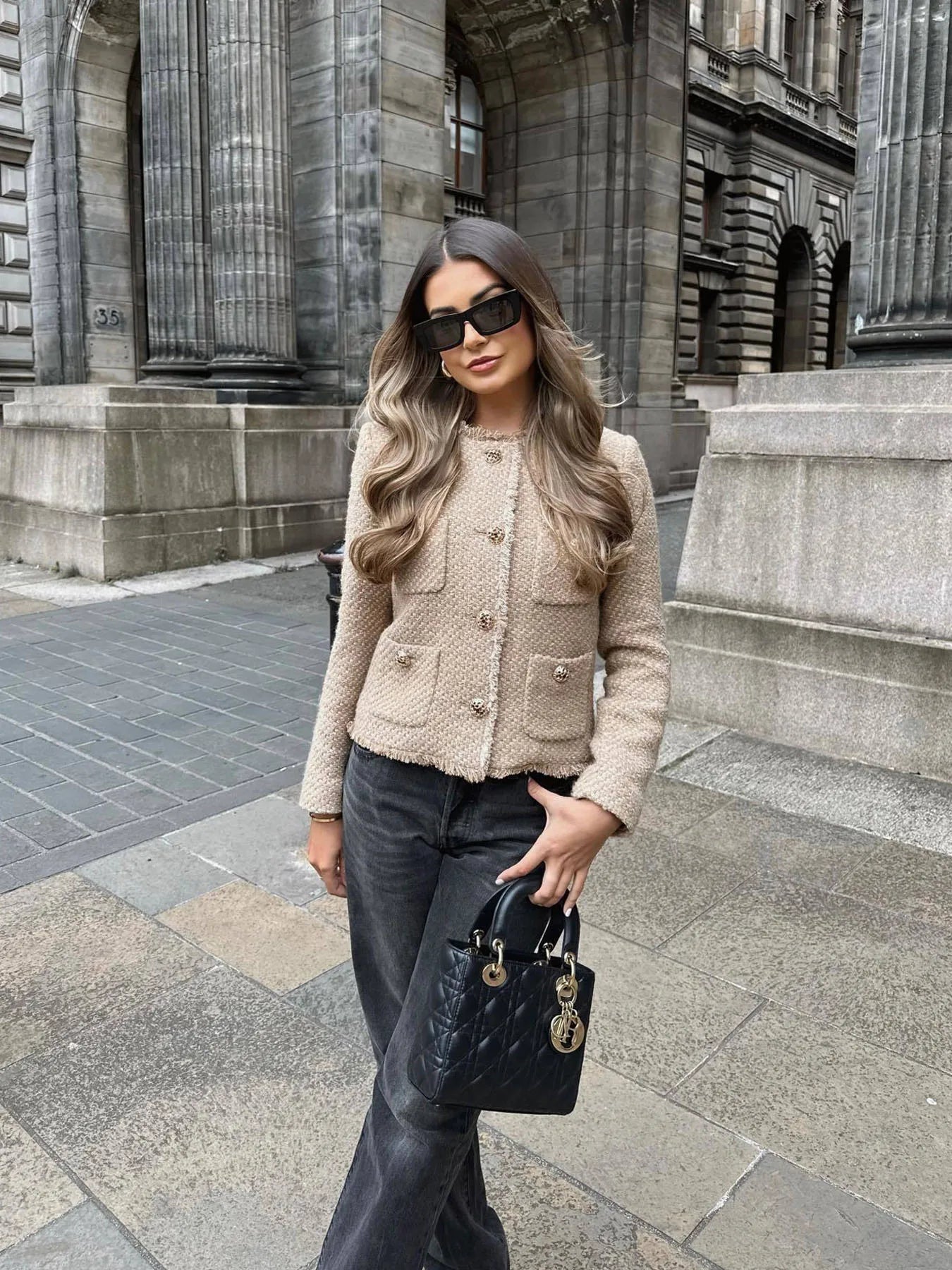 New York Style Ladies Spring Buttons Coat